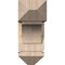 Ekena Millwork Thorton Arts and Crafts Smooth Bracket w/ Offset Brace, Douglas Fir, 7 1/2"W x 18"D x 18"H BKT0806X18X18THR03SDF - alternate 2